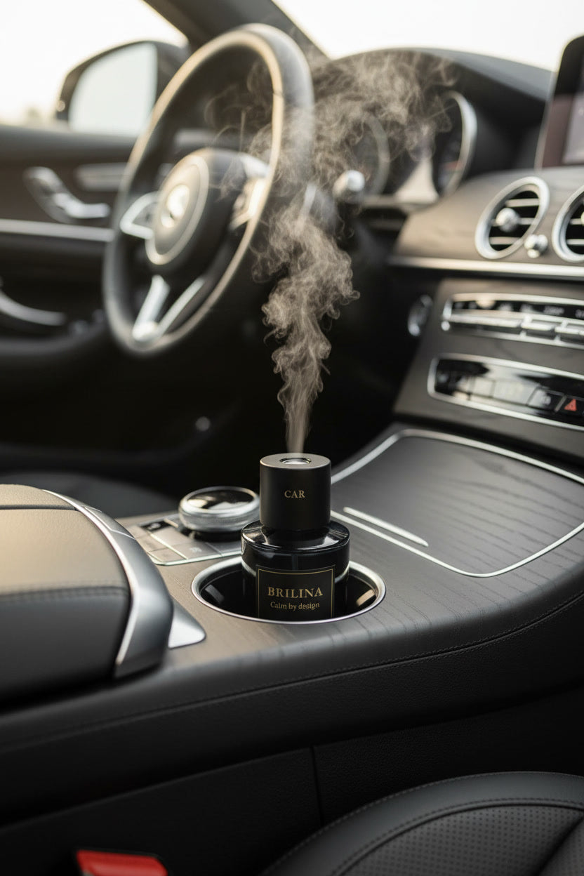 The Ritual Set —Home Diffuser + Car Diffuser  Featuring Premium White Tea Fragrance